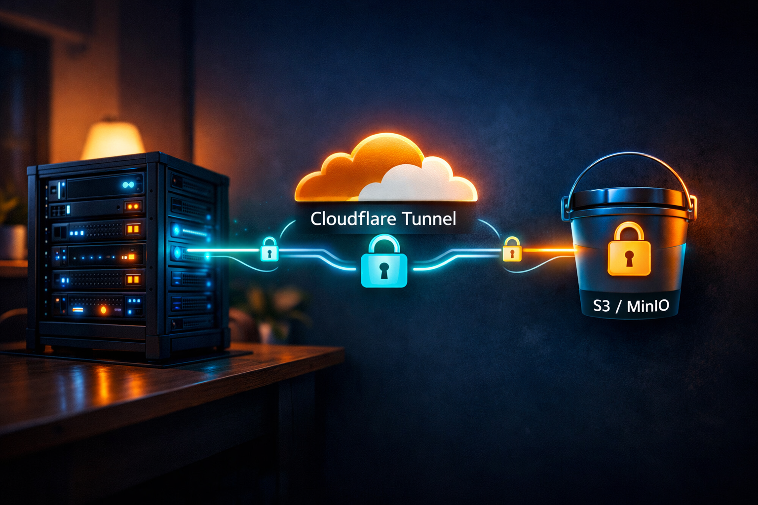 Setup S3 Lokal yang Bisa Diakses Internet Pakai Cloudflare Tunnel (MinIO)